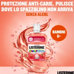Listerine Smart Rinse Collutorio Bambini 500ml