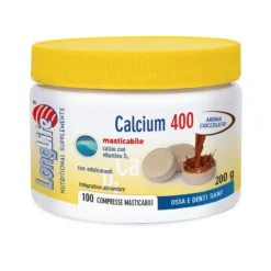 Longlife Calcium Cacao Integratore Ossa 100 Compresse
