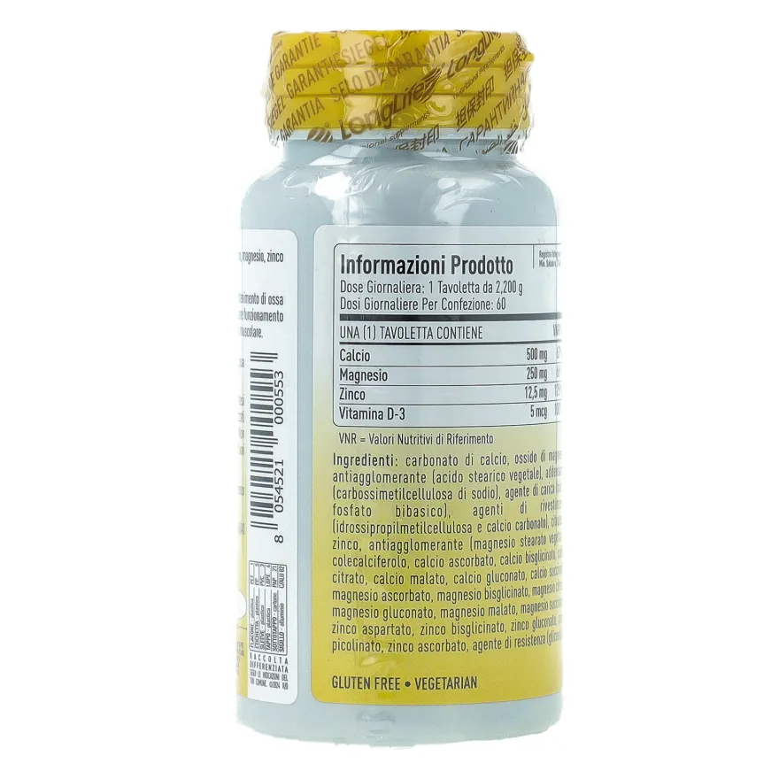 Longlife Cal/mag/zinc 60 Tavolette