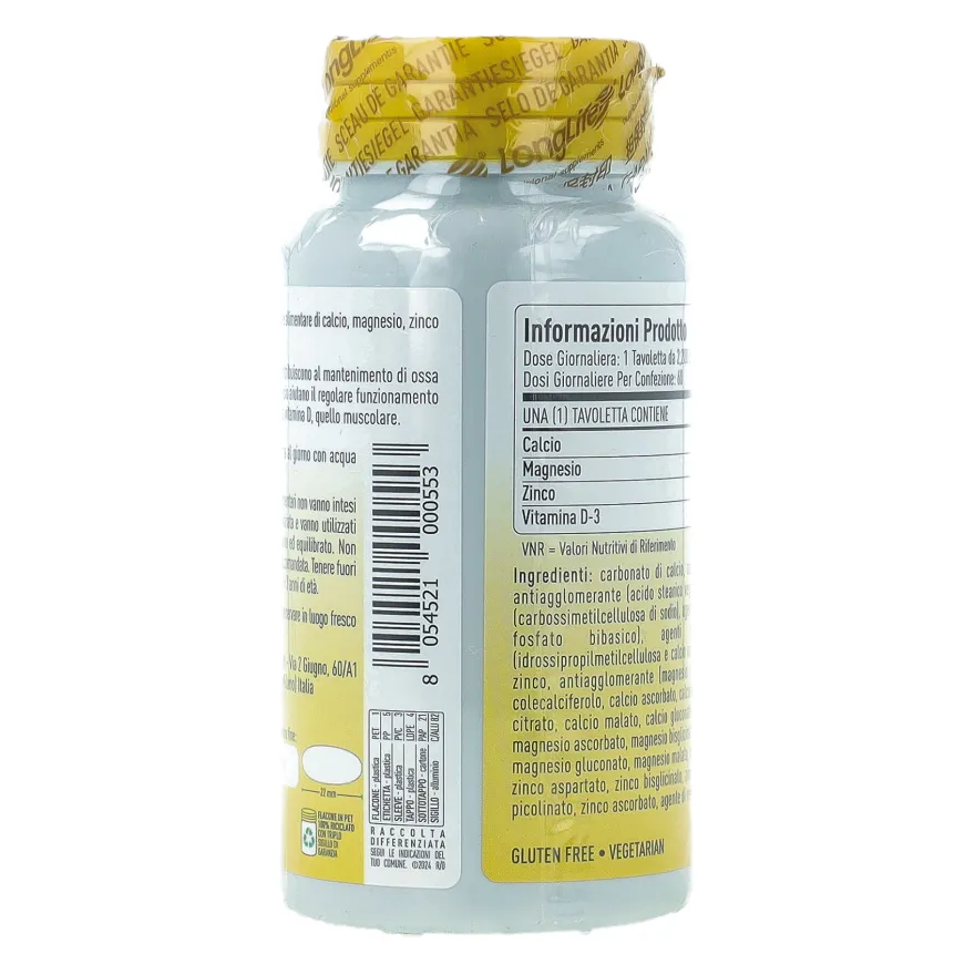 Longlife Cal/mag/zinc 60 Tavolette