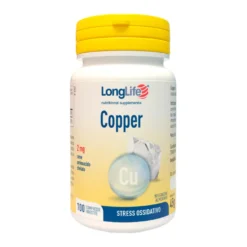 Longlife Copper Integratore Stress Ossidativo 100 Compresse Rivestite
