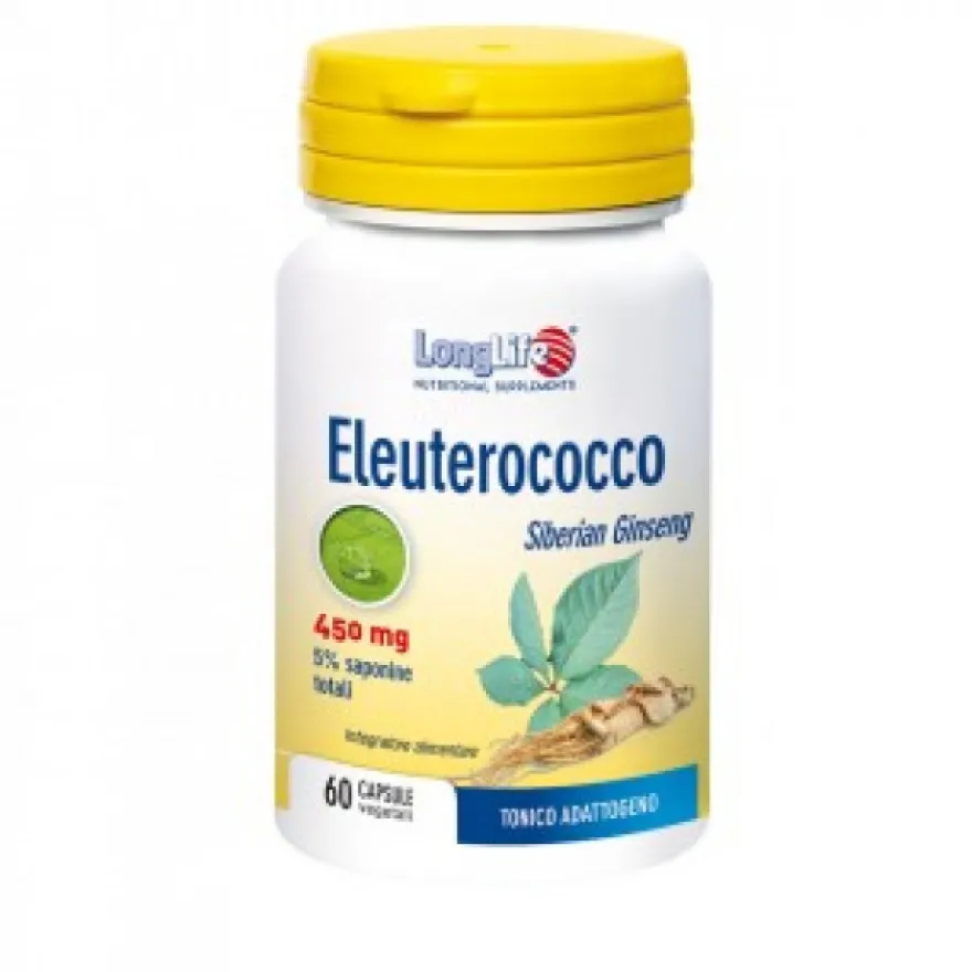 Longlife Eleuterococco Integratore Tonico 60 Capsule