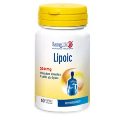 Longlife Lipoic 300mg Integratore Salute Pelle 60 Capsule