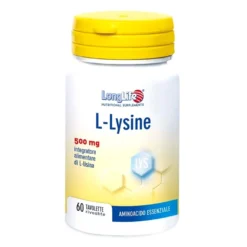 Longlife L-lysine 500mg Integratore Difese Immunitarie 60 Tavolette
