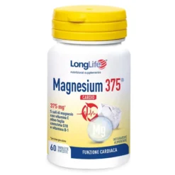 Longlife Magnesium 375 Cardio Integratore Controllo Colesterolo 60 Tavolette