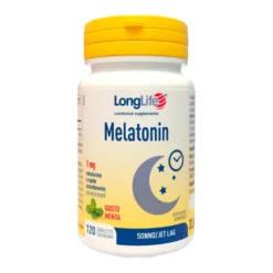 Longlife Melatonin Integratore Sonno E Jet Lag Gusto Menta 120 Tavolette