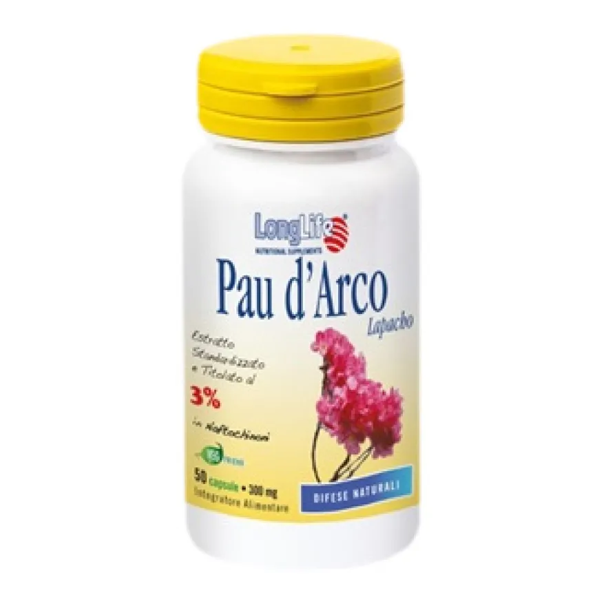 Longlife Pau Darco 3% Integratore Controllo Pressione 60 Capsule