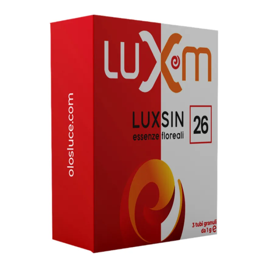 Luxsin 26 Essenze Floreali Granuli Omeopatici 3 Tubetti