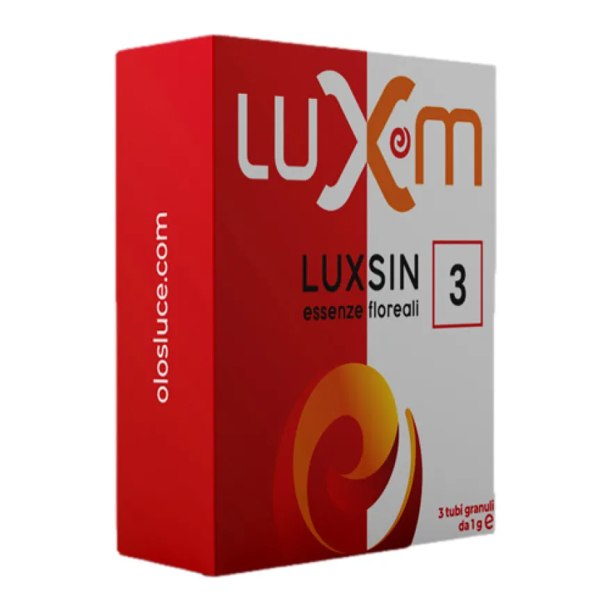 Luxsin 3 Essenze Floreali Granuli Omeopatici 3 Tubetti