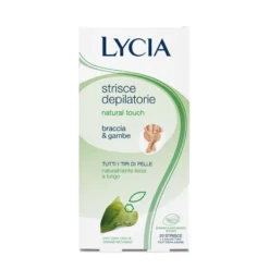Lycia Natural Touch Strisce Depilatorie Gambe E Braccia 20 Pezzi