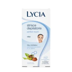 Lycia Perfect Touch Strisce Depilatorie Viso 20 Pezzi