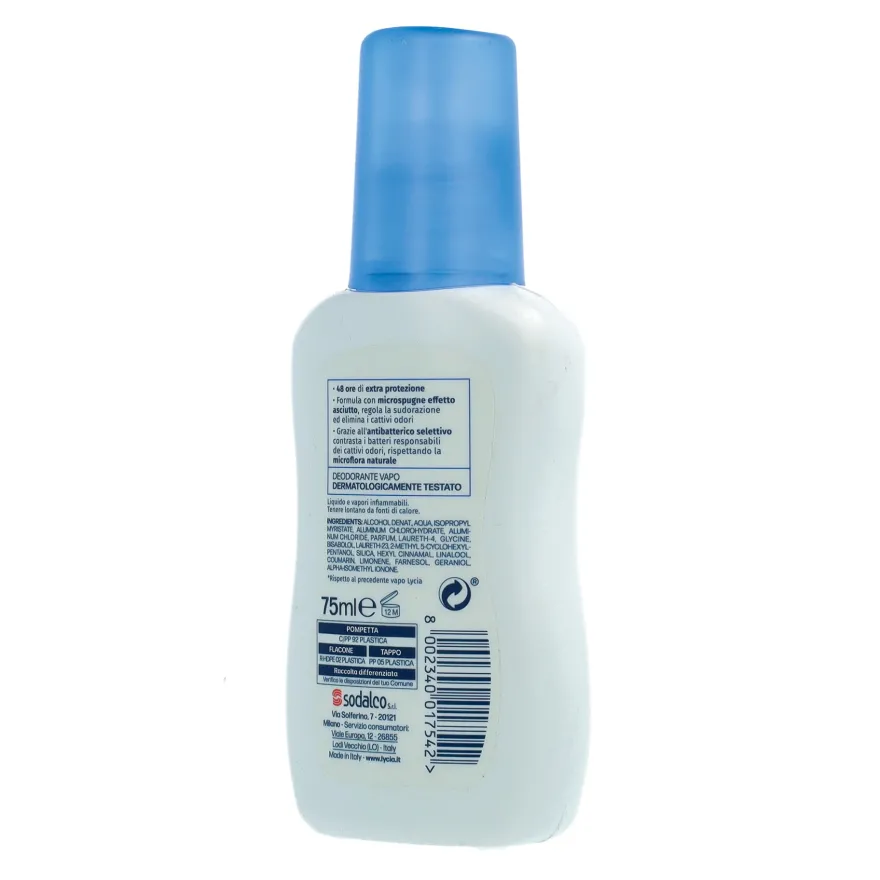 Lycia Vapo Original Deodorante Extra Protezione 75ml