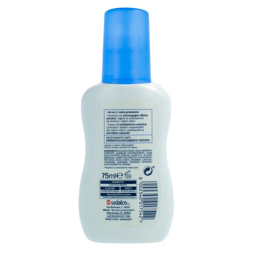 Lycia Vapo Original Deodorante Extra Protezione 75ml