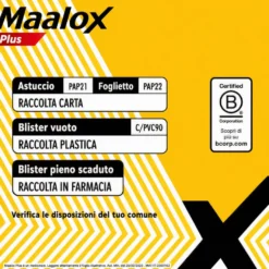 Maalox Plus Azione Rapida Contro Bruciore E Acidità Di Stomaco 30 Compresse