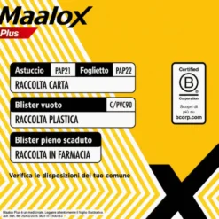 Maalox Plus Sospensione Orale Contro Bruciore E Acidità Di Stomaco 250ml