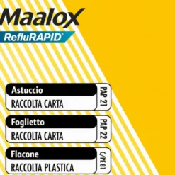 Maalox Reflurapid Blocca Il Reflusso Riduce Il Bruciore 40 Compresse