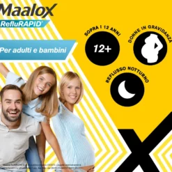 Maalox Reflurapid Blocca Il Reflusso Riduce Il Bruciore 20 Stick