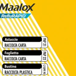 Maalox Reflurapid Blocca Il Reflusso Riduce Il Bruciore 20 Stick