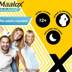 Maalox Reflurapid reflusso e bruciore di stomaco bipacco 2x20 stick