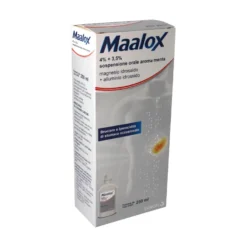 Maalox 4% + 3,5% Sospensione Orale Antiacido Aroma Menta Per Bruciore E Reflusso 250ml