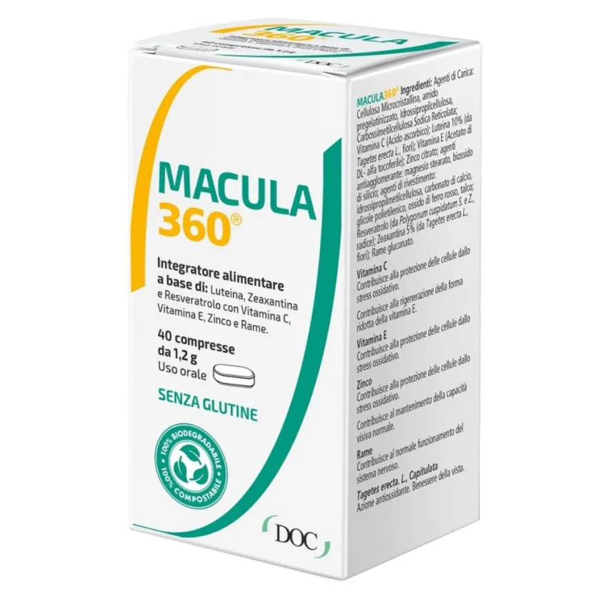 Macula 360 Integratore Salute Vista 40 Compresse