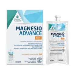 Magnesio Advance 400 Integratore Rilassante Muscoli E Sistema Nervoso 20x30ml