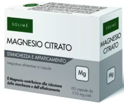 Magnesio Citrato Integratore Stanchezza E Affaticamento 60 Capsule