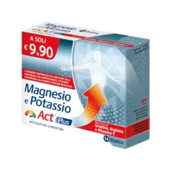 Magnesio E Potassio Act Plus Integratore 14 Bustine