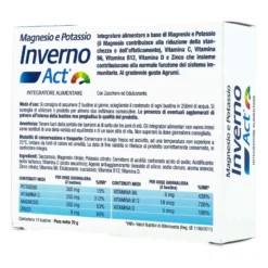 Magnesio E Potassio Integratore Inverno Act 14 Bustine