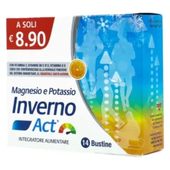 Magnesio E Potassio Integratore Inverno Act 14 Bustine