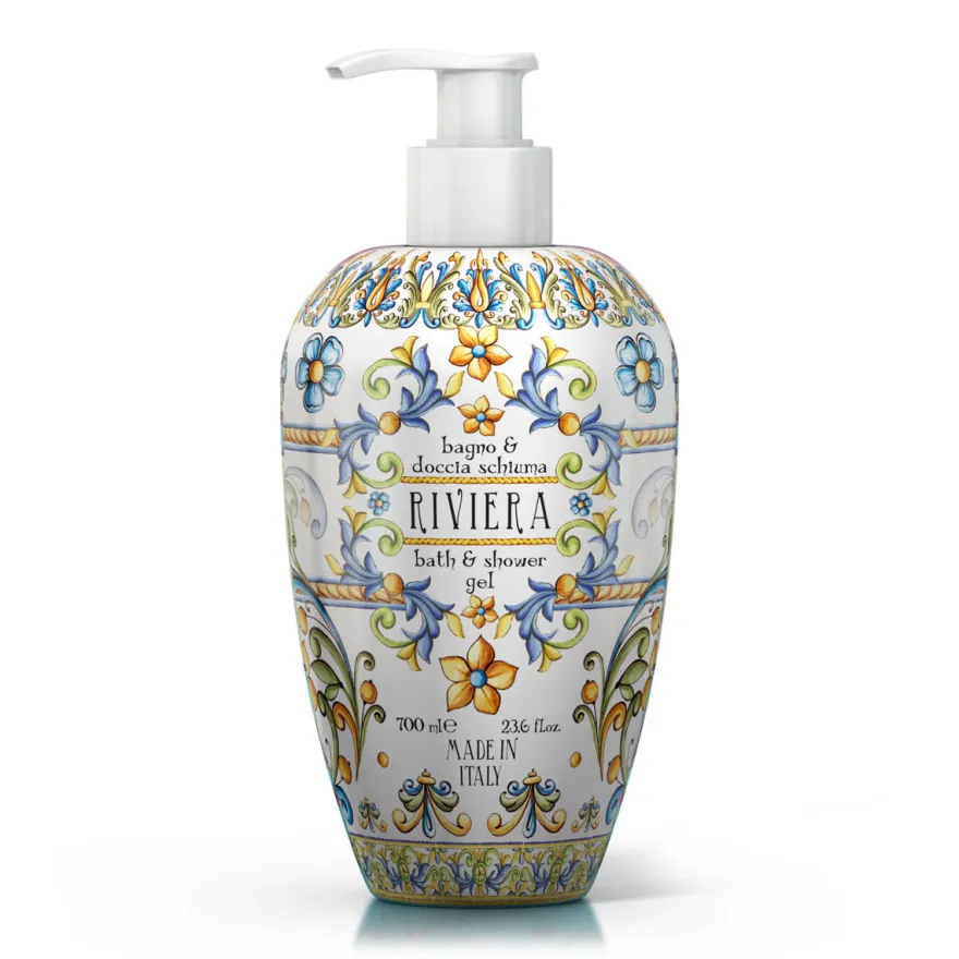 Maioliche Bagno Doccia Schiuma Delicato Riviera 700ml