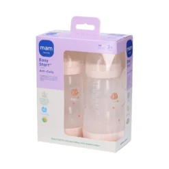 Mam Easy Start Biberon Anti Coliche Doppia Confezione Neutro 2 X 260ml