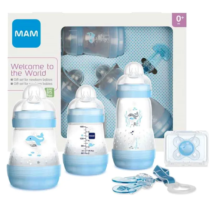 Mam Welcome To The World Set Regalo Per Neonati Bambino
