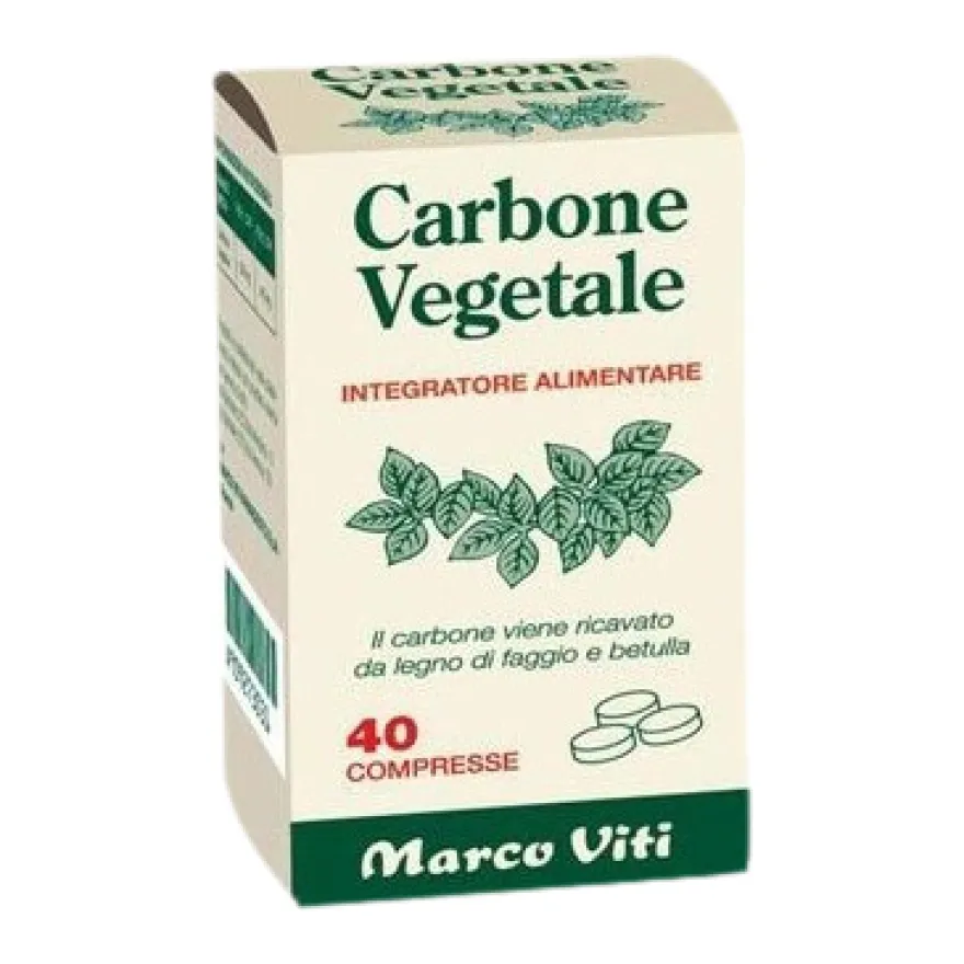 Marco Viti Carbone Vegetale 40 Compresse