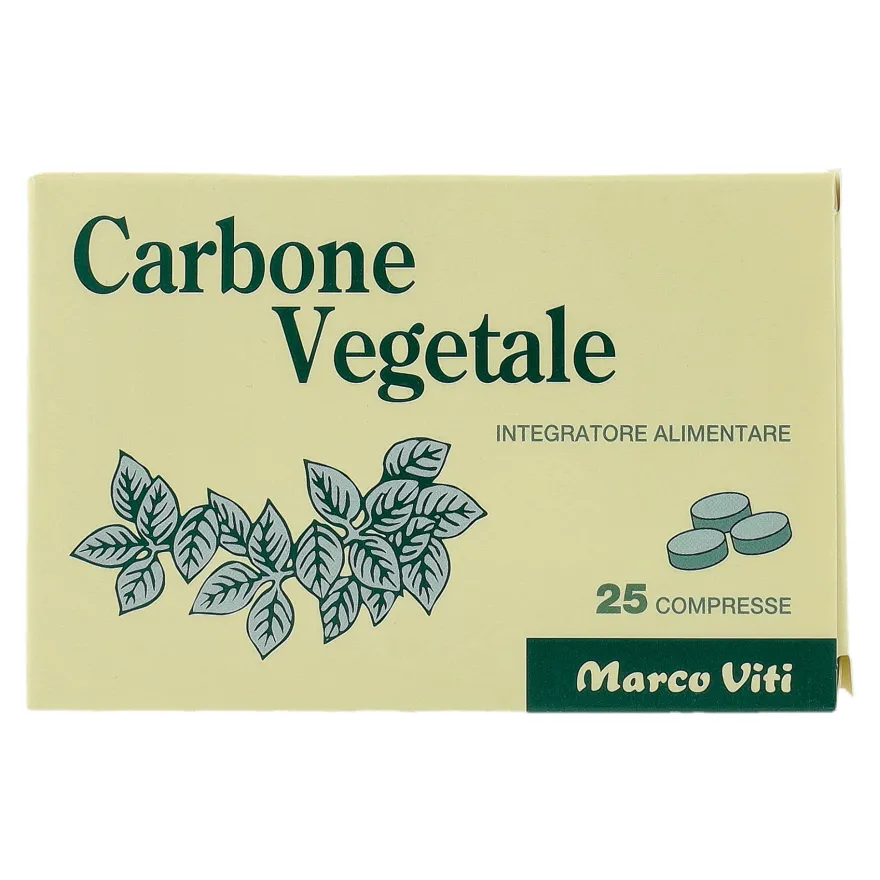 Marco Viti Carbone Vegetale Integratore 25 Compresse