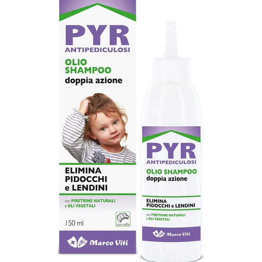 Marco Viti Pyr Olio Shampoo Anti Pidocchi Doppia Azione 150ml