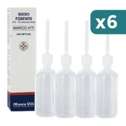 Marco Viti Sodio Fosfato Trattamento Stitichezza 4 Flaconi 120ml (multipack x6)