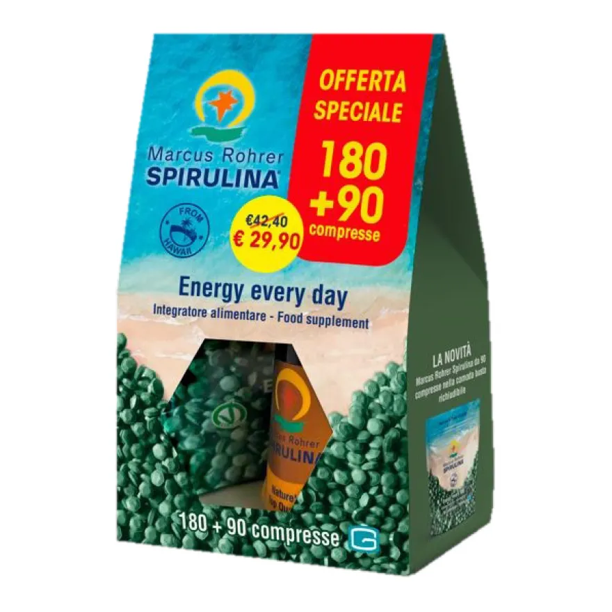 Marcus Rohrer Spirulina 3000mg 90 Compresse