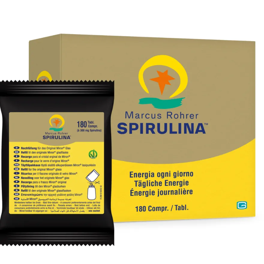 Marcus Rohrer Spirulina Ricarica Integratore Multivitaminico 180 Compresse