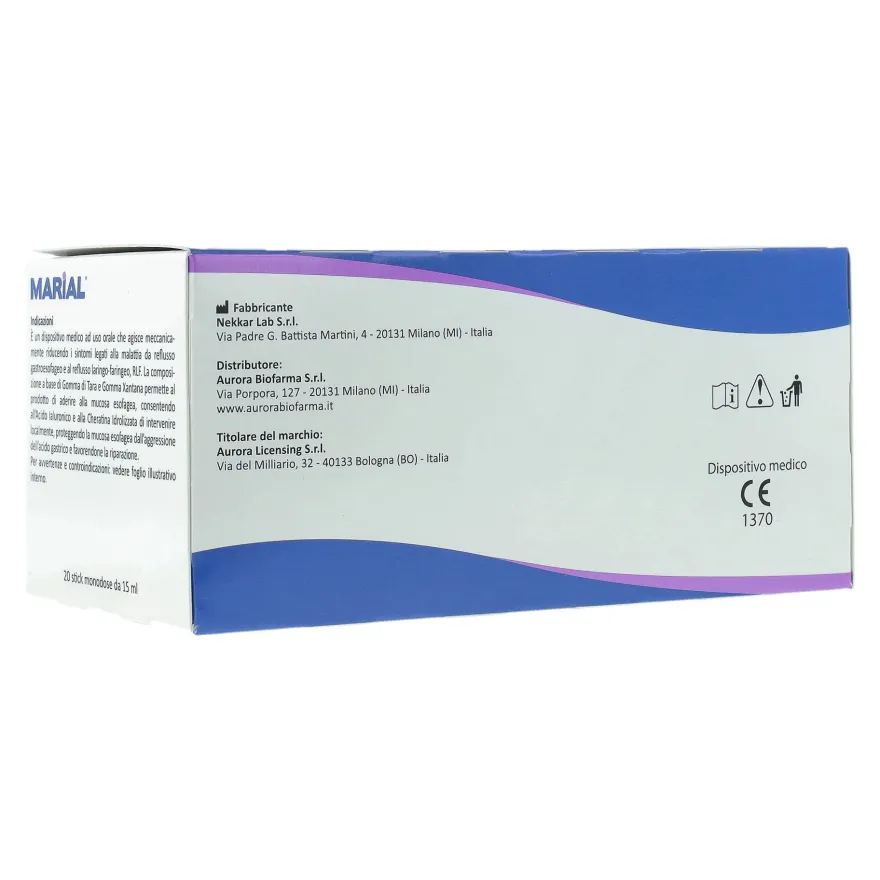 Marial Integratore Contro Reflusso Gastroesofageo 20 Stick
