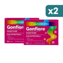 Massigen Gonfiore Digestione E Dolori Intestinali 2 confezioni da 20 Stick