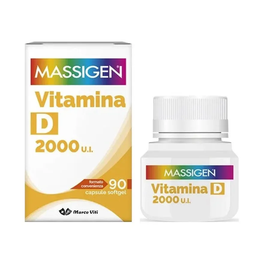Massigen Vitamina D 2000 Ui 90 Capsule Softgel