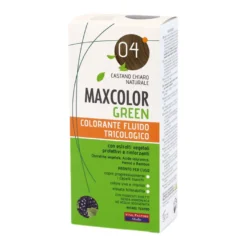 Maxcolor Green 04 Castano Chiaro Naturale 75ml + Balsamo 15ml