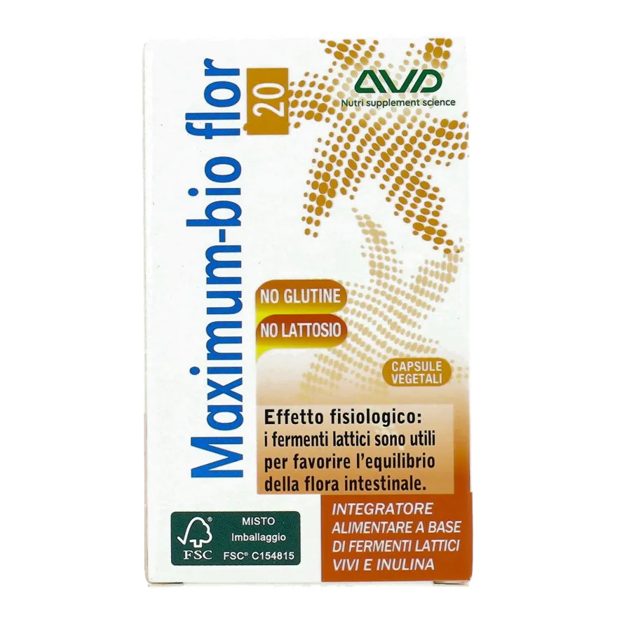 Maximum Bio Flor Integratore Fermenti Lattici 75 Capsule