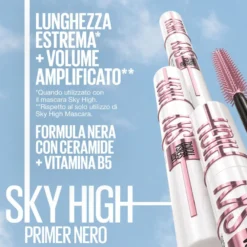 Maybelline New York Lash Sensational Mascara Sky High Primer Nero 7,2ml