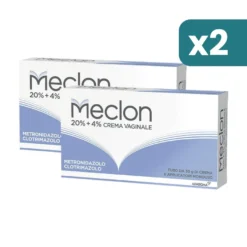 Meclon crema vaginale candida vaginite prurito bipacco 2x6 applicatori