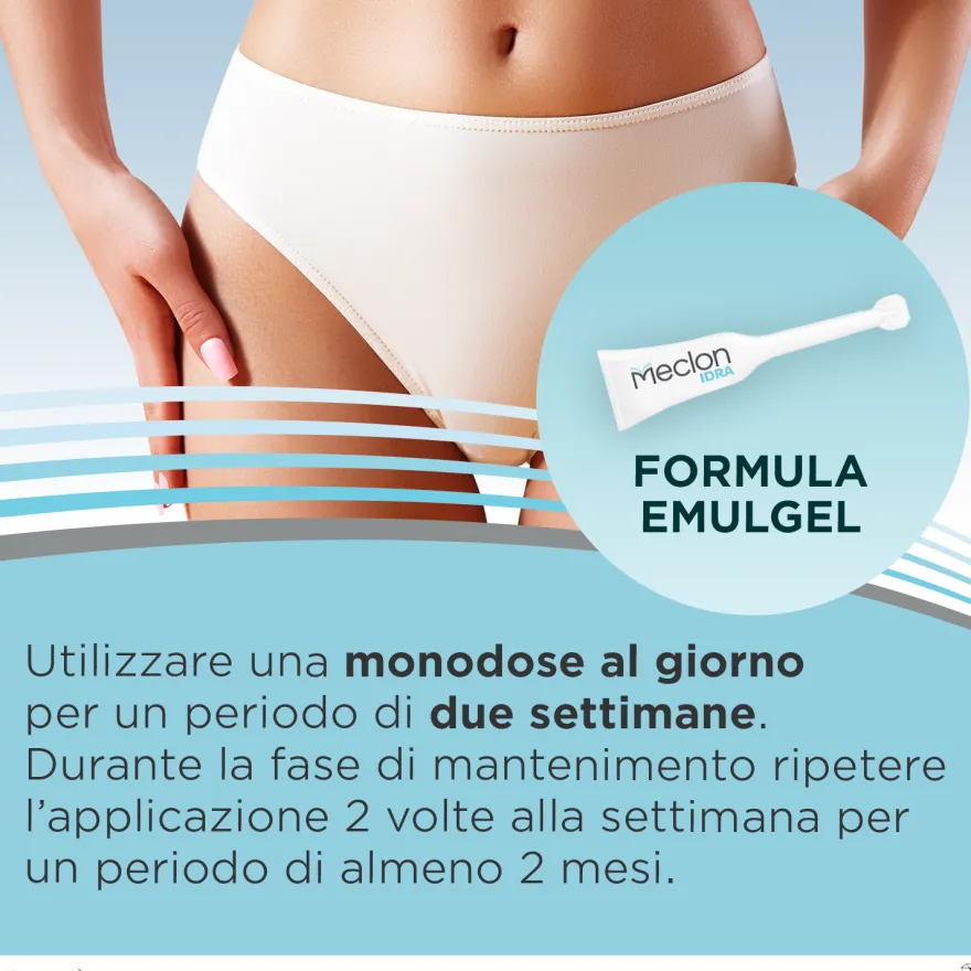 Meclon Idra Emulgel Idratante Vaginale Monodose 7 X 5ml
