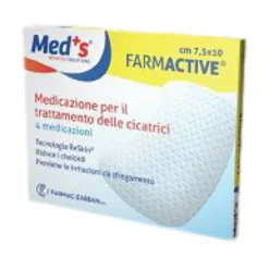 Med's Farmactive Cerotto Cicatrici 5x7,5cm 4 Pezzi
