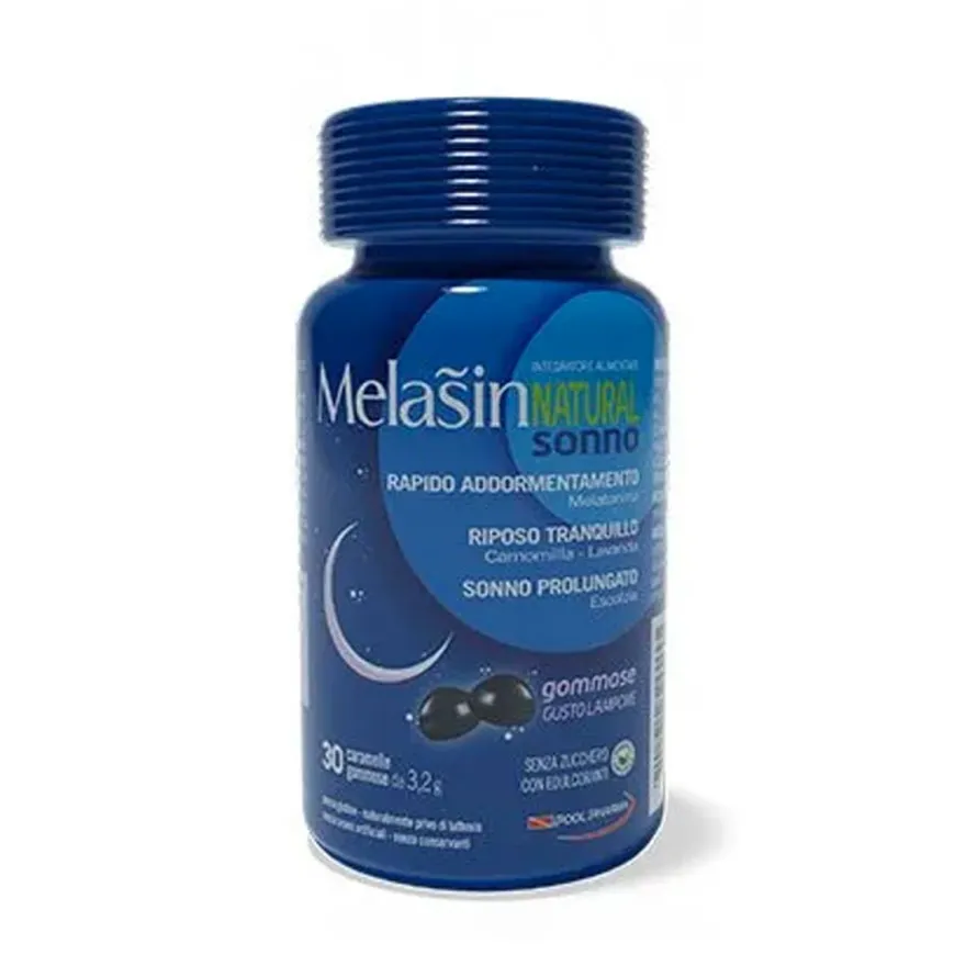 Melasin Natural Integratore Sonno 1mg 30 Gommose
