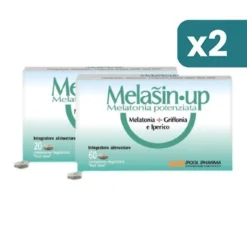 Melasin Up Integratore Melatonina 2 confezioni da 60 Compresse